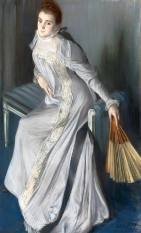 Porträt von Eugenia Huici De Errazuriz 1890