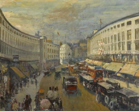 伦敦摄政街，1908 年