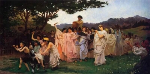 The Festival Of Spring Ca. 1890