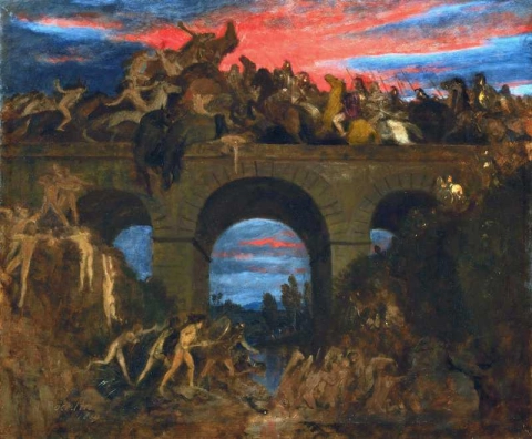 Battle On The Bridge 1889