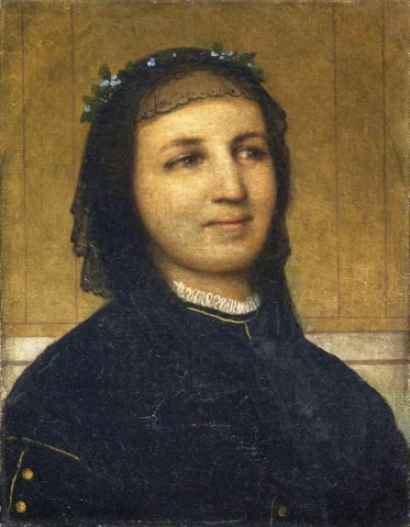Bildnis Margaretha Antoinette Mahly-schermar 1865