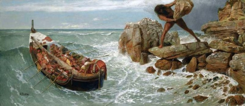 Odysseus och Polyfemus 1896