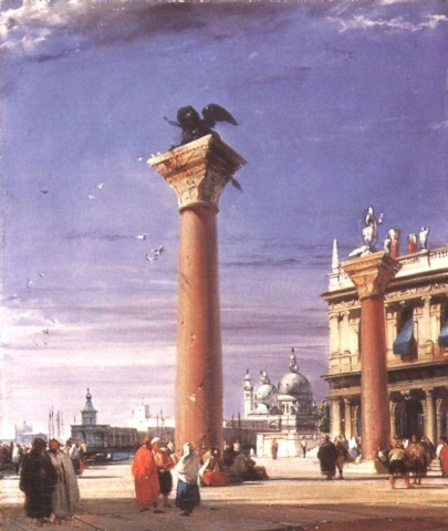 Бонингтон Р.П. Колонна Святого Марка в Венеции
