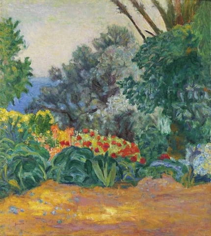 花の咲く庭園コーナー 1912