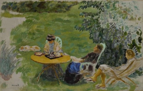 La Sieste Au Jardin Ca. 1900