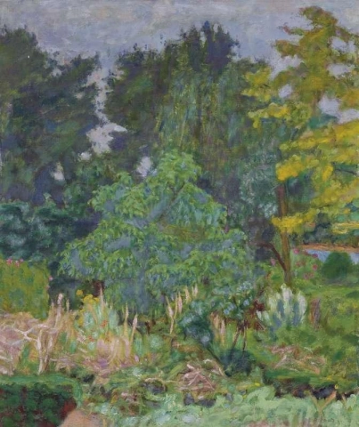 Vernonin puutarha noin 1927