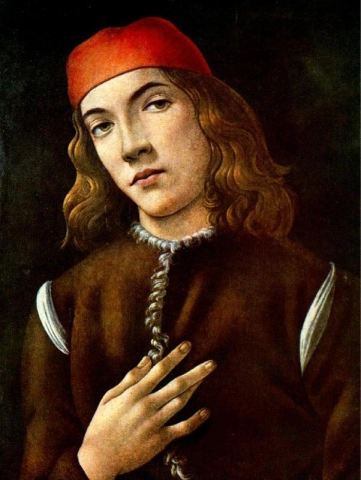 Porträtt av en ung man
