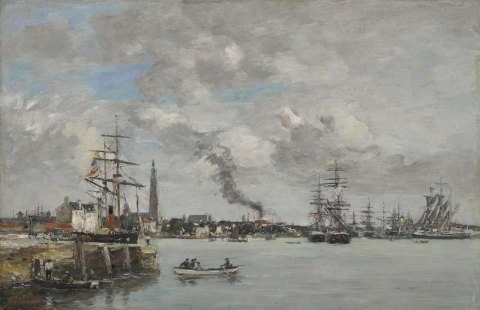 Anversa Il porto 1871