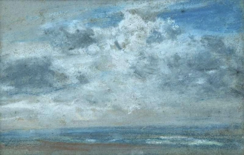 Облака над морем, около 1860 г.