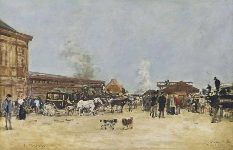 Deauville Place De La Gare 1880