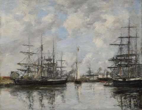 Deauville Le Bassin noin 1880-85