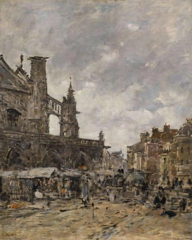 Dieppe Place Nationale Festa della marcia 1892-96 circa
