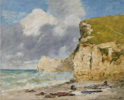 埃特尔塔。阿蒙特悬崖 1891