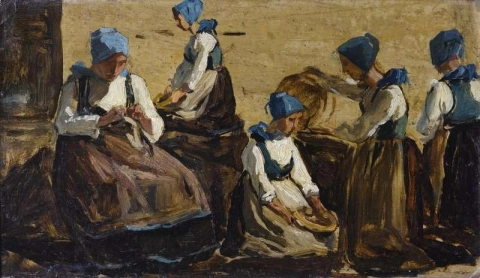 Studio dei Bretoni intorno al 1858-62