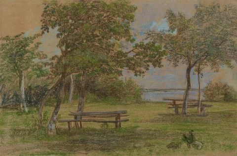 Ферма Сен-Симон, Онфлер, ок. 1854-60 гг.