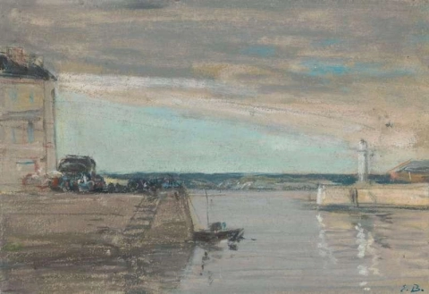 Honfleur Le Port noin 1860-65