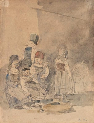 Bretonsk interiör 1865-70