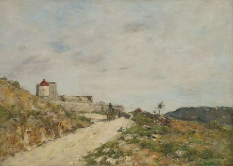 La Route De La Citadelle Villefranche 1892