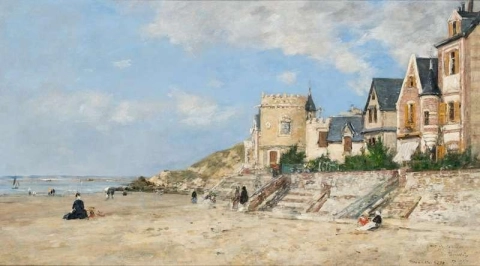 マラコフ塔とトルヴィル海岸 1877