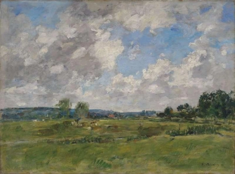 O Vale de La Touques, cerca de 1888-95