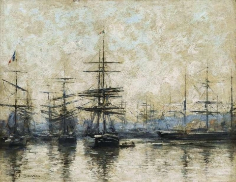 Le Havre. Ulkosatama noin 1883-87