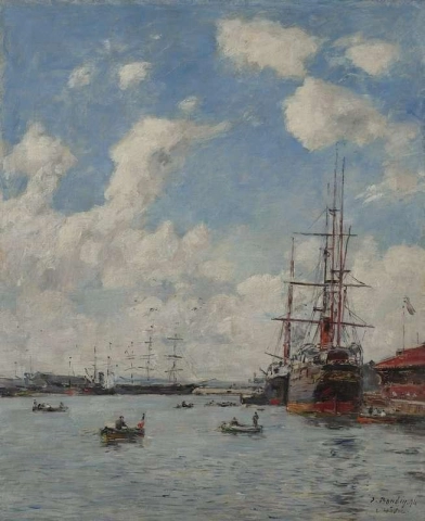 Le Havre Le Bassin De L Eure 1894