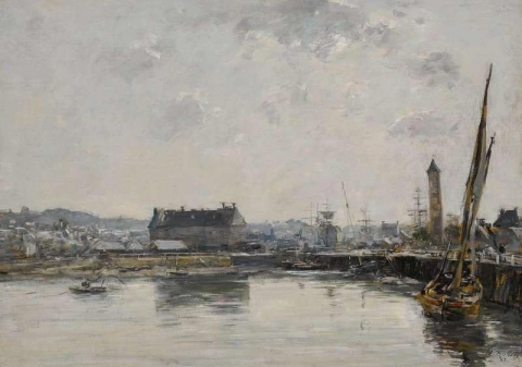トルヴィル港 1883