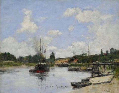 Saint-valery-sur-somme Hamnen 1892
