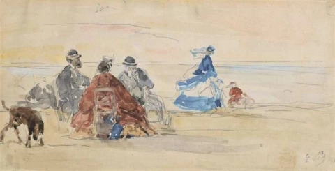 Beach Scene Ca. 1865-66