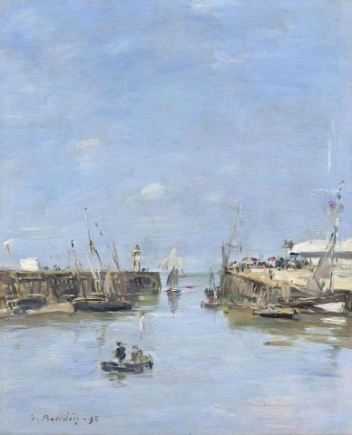 特鲁维尔。码头 1893