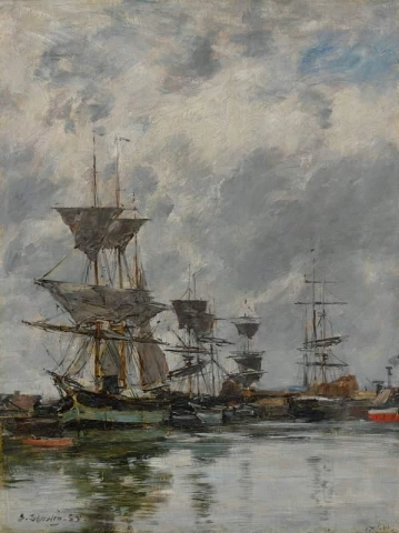 Trouville Le Port 1885