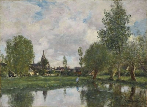 Villaggio intorno a Dunkerque 1889