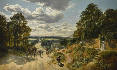Лондон с Шутерс-Хилла, 1872 г.