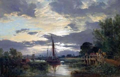 The Tow Path 1856