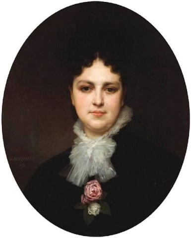 Een portret van mevrouw. Addisonhoofd 1874
