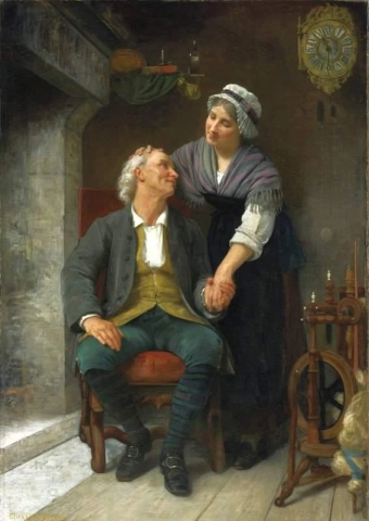 Nach der Verlobung 1882