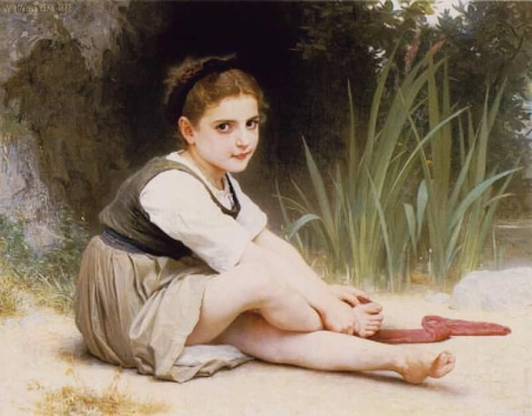 By The Edge Of A Stream 1875