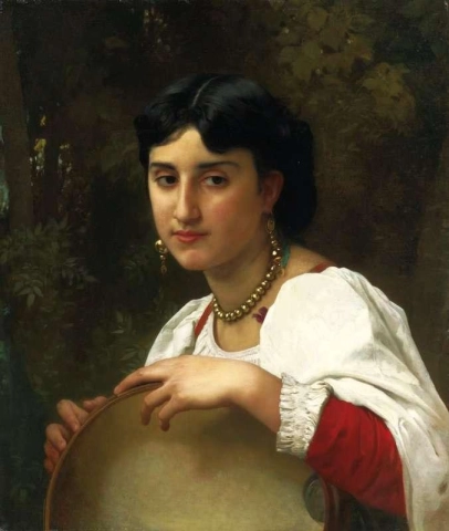 Italiensk tamburin 1869