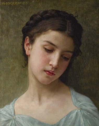 一个年轻女孩的肖像 1898