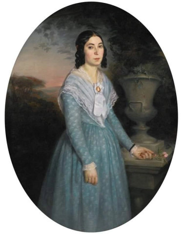 Портрет Мари-Селины Брие 1846