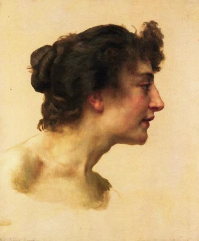 Study Of The Head Of Elize Brugiere