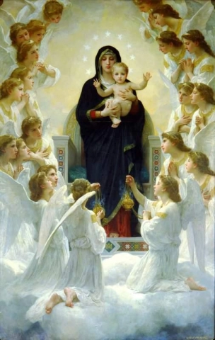 The Virgin With Angels 1900