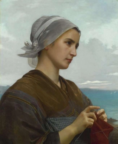 Breton knitter 1871