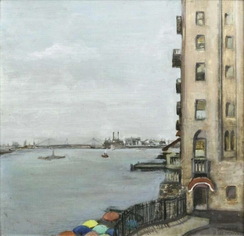 Primo paesaggio di New York: l'East River da Long Island
