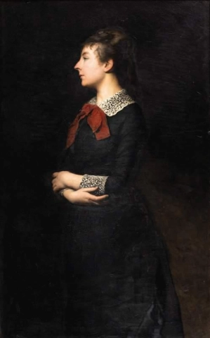 Portrett av Madame Maurice Boutet De Monvel ca. 1878