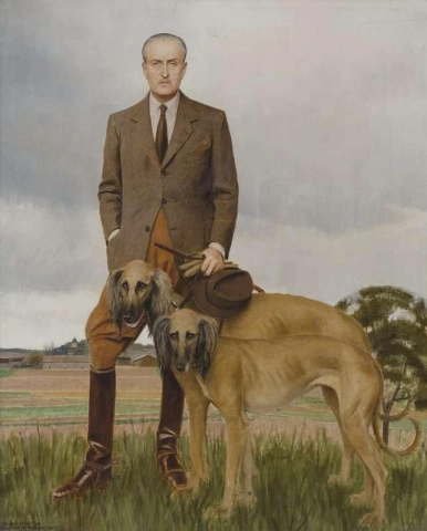 Портрет американского скульптора Герберта Хазелтайна 1935
