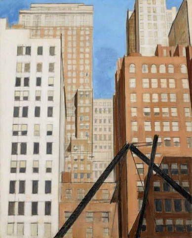 Uitzicht op New York 1928