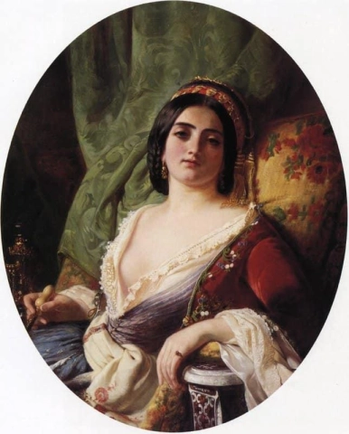 Молодая женщина из Смирны, около 1847 г.