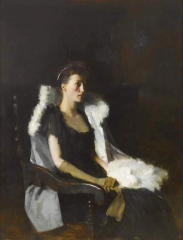 Portrait Of Ethel Grace Bolitho Nee Maclead 1892