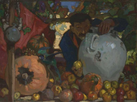 イタリアの果物屋台 1922